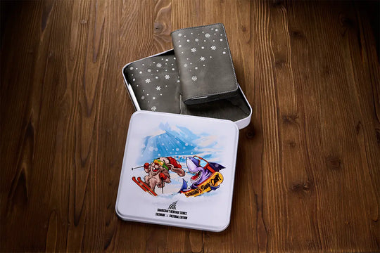 Kültürel Miras - Erzurum Kartanesi Gri A6 Deri Defter Kılıfı Limited Edition