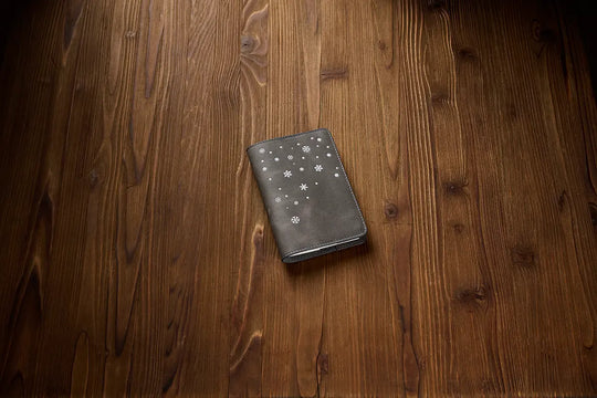 Kültürel Miras - Erzurum Kartanesi Gri A6 Deri Defter Kılıfı Limited Edition