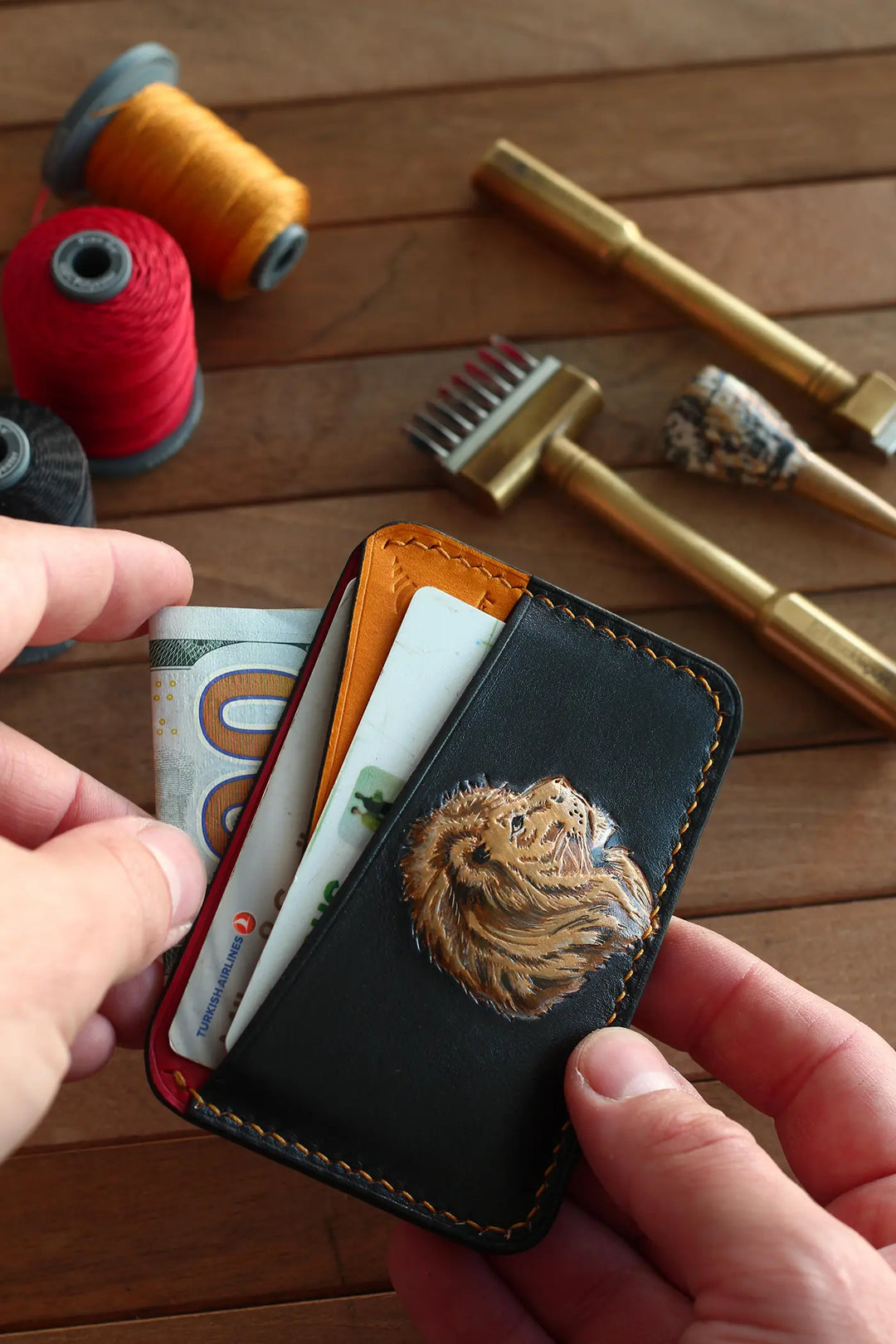 LeatherCraft Premium Deri Kartlık