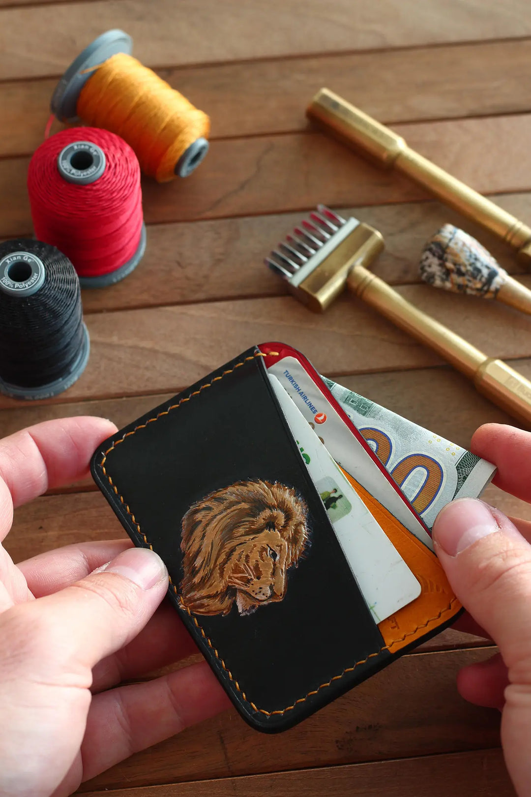 LeatherCraft Premium Deri Kartlık