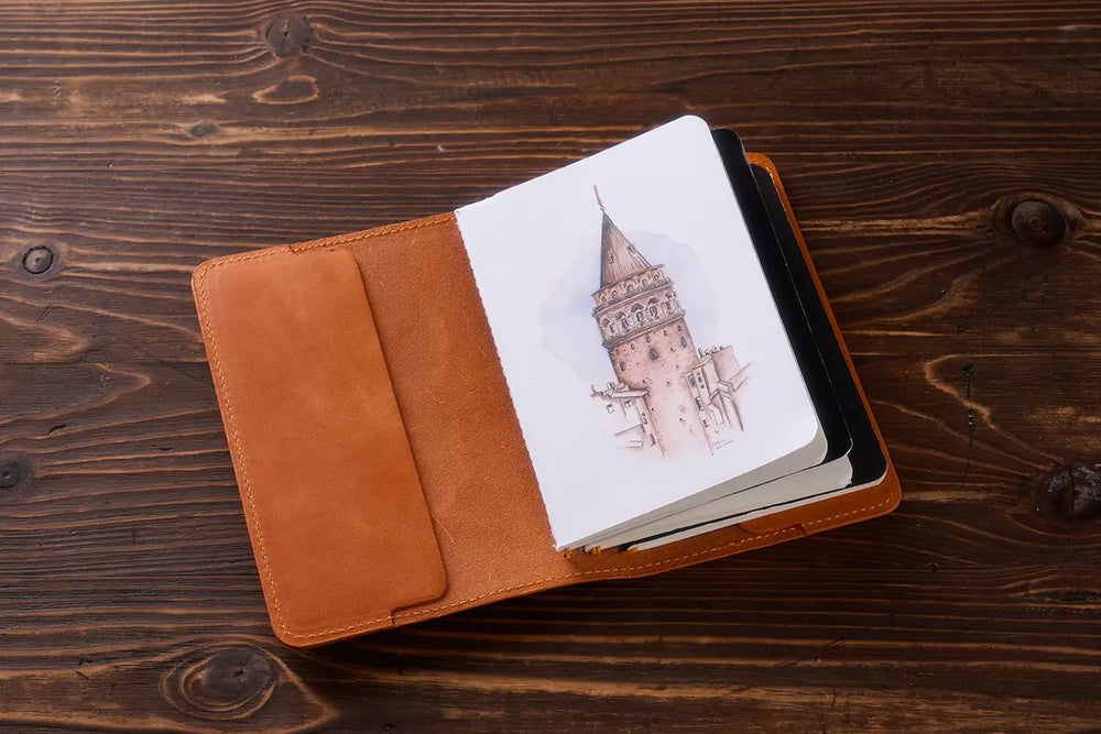 ANKA’RA 1923 – Aslanlı Yol A6 Deri Defter Kılıfı 24 Limitli