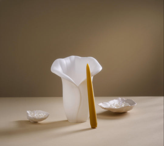 Calla Lily Obje ve Balmumu Mum