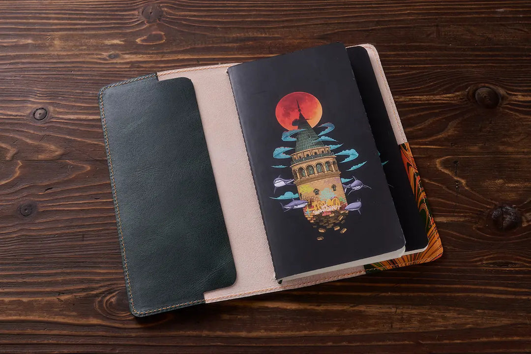 Ebruli Regular Traveler’s Defter Kılıfı – ANKA’RA 1923